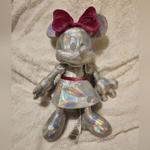 Disney Parks 100 Holographic Minnie Mouse Plush